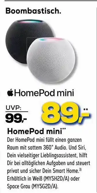 Euronics XXL Apple homepod mini Angebot