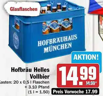 AEZ Hofbräu helles vollbier Angebot