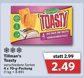 Combi Tillman's Toasty 4*70g Angebot