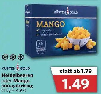 Combi Kusten Gold Heidelbeeren oder Mango 300g Angebot