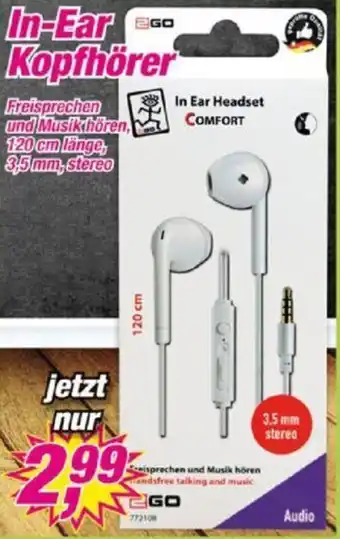 Posten Börse In Ear Kopfhörer Angebot