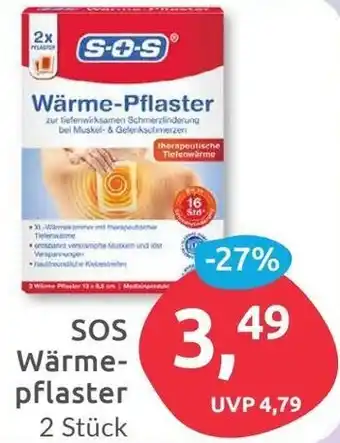 Budni SOS Wärmepflaster 2 Stück Angebot