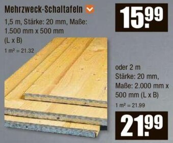 V Baumarkt Mehrzweck Schaltafeln Angebot