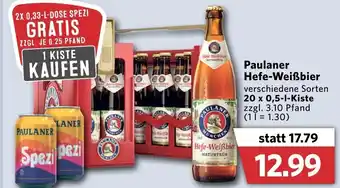 Combi Paulaner Hefe-Weissbier 20*500ml Angebot