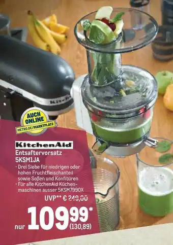 METRO Kitchenaid entsaftervorsatz 5ksm1ja Angebot