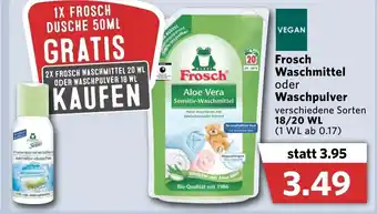 Combi Frosch Waschmittel oder Waschpulver 18-20wl Angebot