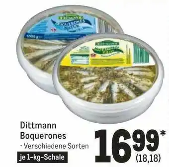 METRO Dittmann boquerones Angebot