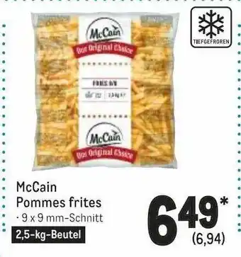 METRO Mccain pommes frites Angebot