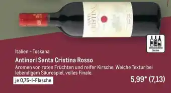 METRO Antinori santa cristina rosso Angebot