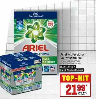 METRO Ariel professional vollwaschmittel Angebot