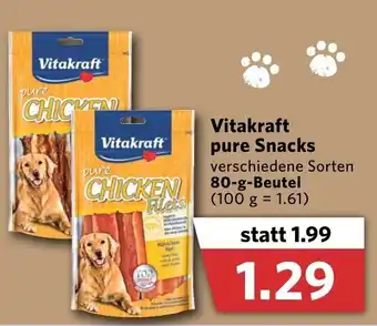 Combi Vitakraft pure Snacks 80g Angebot