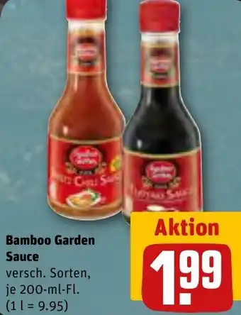 REWE Bamboo Garden Sauce 200 ml Fl. Angebot