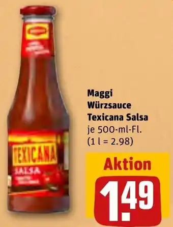 REWE Maggi Würzsauce Texicana Salsa 500 ml Fl. Angebot