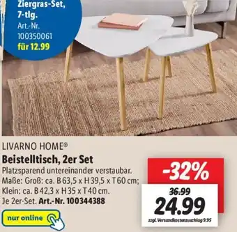 Lidl Livarno Home Beistelltisch, 2er Set Angebot