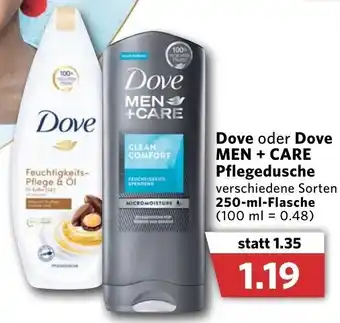 Combi Dove oder Dove Men+Care Pflegedusche 250ml Angebot