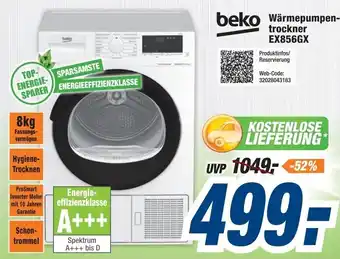 Expert beko Wärmepumpentrockner EX856GX Angebot