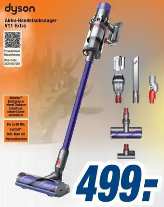 Expert Dyson Akku Handstaubsauger V11 Extra Angebot