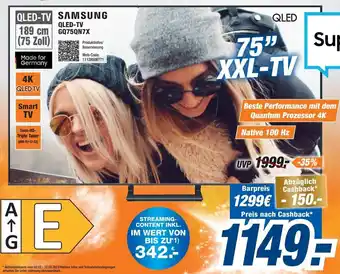 Expert Samsung QLED TV GQ75QN7X Angebot