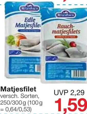 Jawoll Matjesfilet 250/300g Angebot