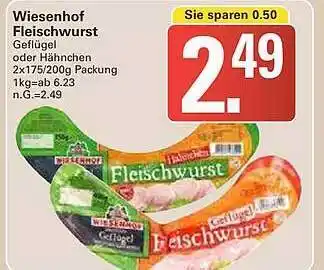 WEZ Wiesenhof fleischwurst Angebot