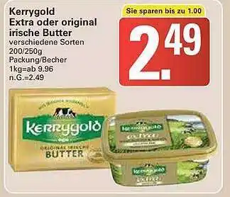 WEZ Kerrygold extra oder original irische butter Angebot