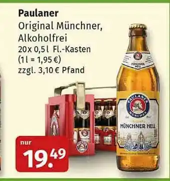 Markgrafen Paulaner original münchner, alkoholfrei Angebot