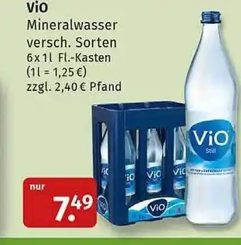 Markgrafen Vio mineralwasser Angebot