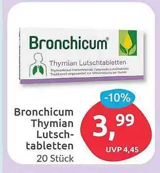 Budni Bronchicum thymian-lutschtabletten Angebot