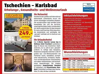 Penny Reisen Tschechien - karlsbad Angebot