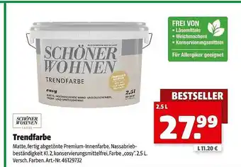 Hagebau Schöner wohnen trendfarbe Angebot