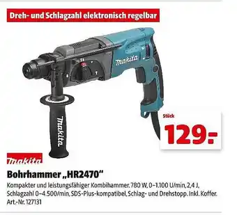 Hagebau Makita bohrhammer „hr2470“ Angebot