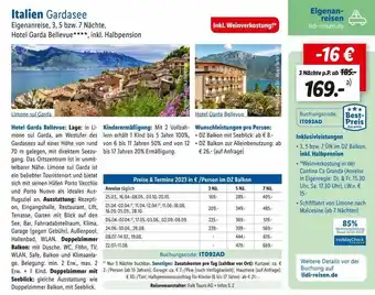 Lidl Reisen Italien gardasee Angebot