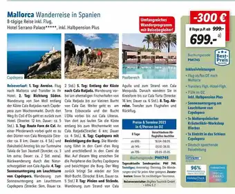 Lidl Reisen Mallorca wanderreise im spanien Angebot