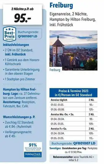 Lidl Reisen Freiburg Angebot