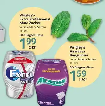 Selgros Wrigley's extra professional ohne zucker oder airwaves kaugummi Angebot