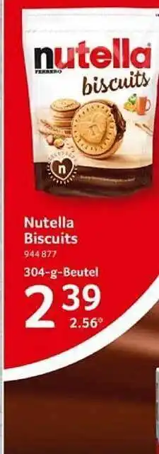 Selgros Nutella biscuits Angebot