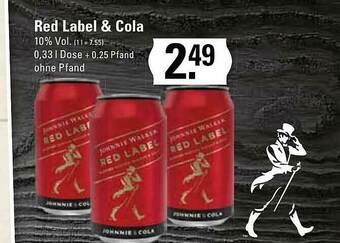 Edeka Frischemarkt Red Label & Cola Angebot