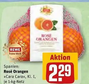 REWE Rosé orangen Angebot