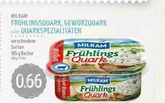 Edeka Struve Milram Frühlingsquark, Gewürzquark Oder Quarkspezialitäten Angebot