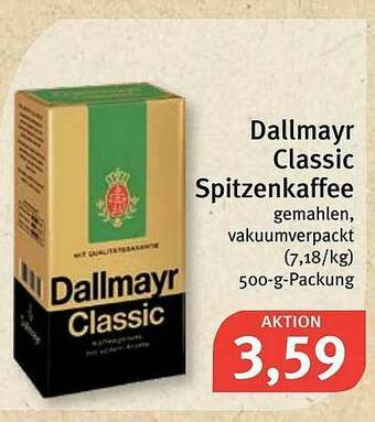 Feneberg Dallmayr Classic Spitzenkaffee Angebot