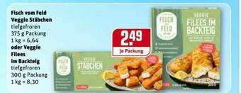 REWE Kaufpark Fisch Vom Feld Veggie Stäbchen Oder Veggie Filees Im Backteig Angebot