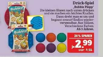 Marktkauf Drück-spiel „bubble Plopp” Angebot