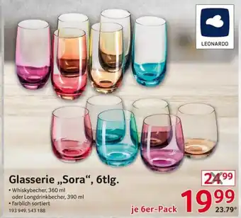 Selgros Leonardo Glas-Serie Sora 6tlg Angebot