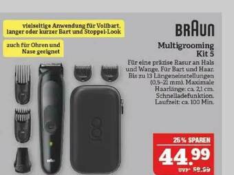 Marktkauf Braun Multigrooming Kit 5 Angebot