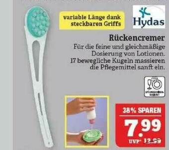 Marktkauf Hydas Rückencremer Angebot