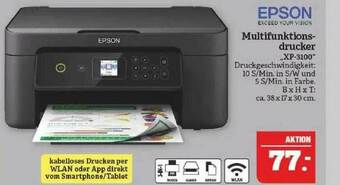 Marktkauf Epson Multifunktionsdrucker Xp-3100 Angebot