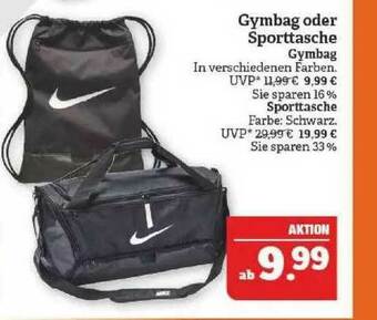 Marktkauf Gymbag Oder Sporttasche Angebot