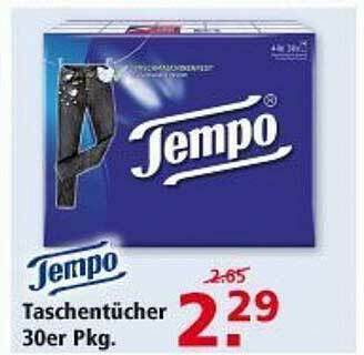 Multi Markt Tempo Taschentücher Angebot