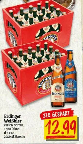 nah & gut Erdinger Weißbier Angebot