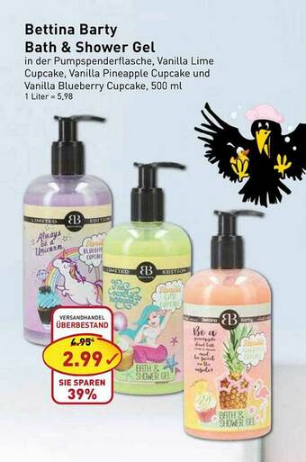 PicksRaus Bettina Barty Bath & Shower Gel Angebot